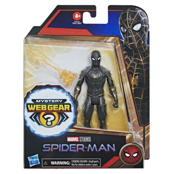 figura spiderman black and gold suit