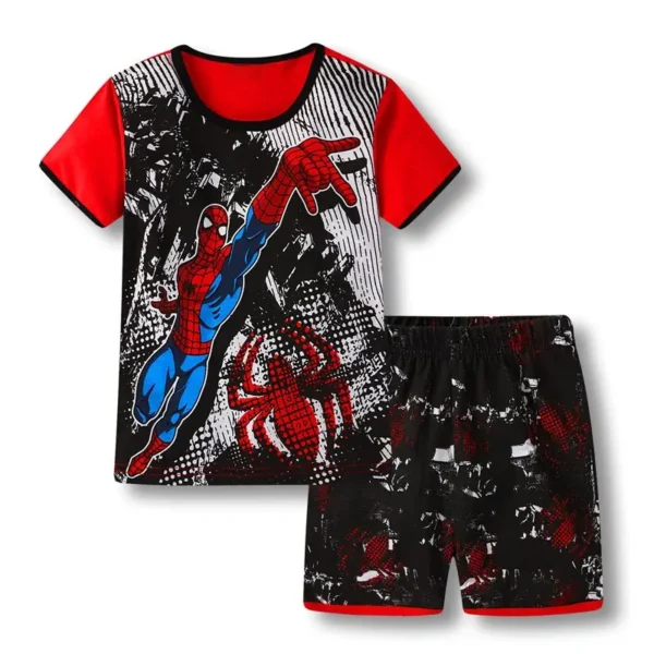 pijama spiderman negro